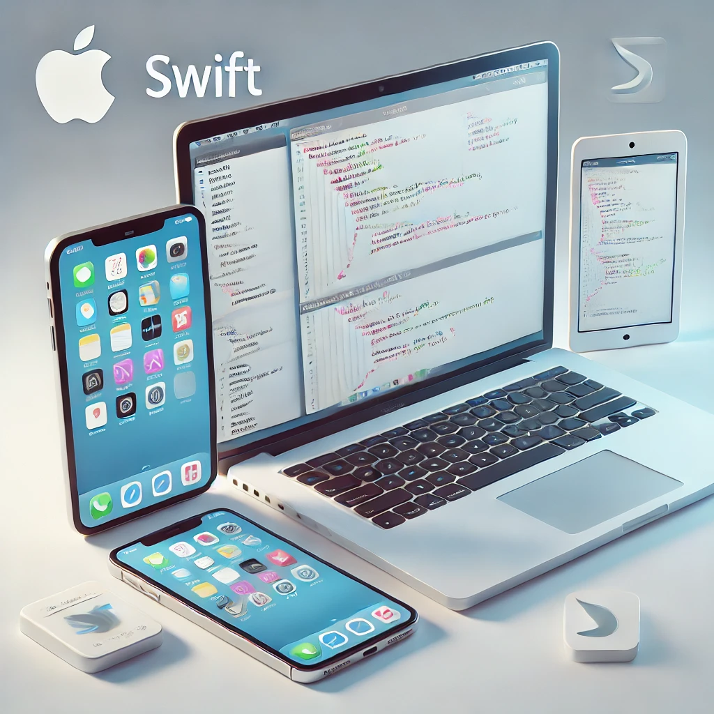 A chart showing various applications of the Swift programming language.